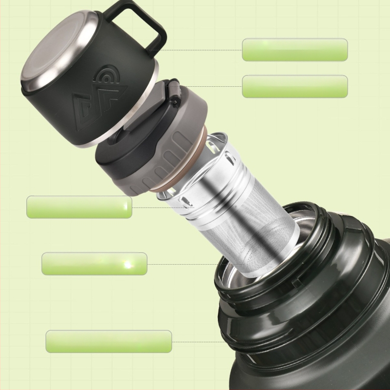 Termos boca – 304 nehrđajući čelik, izolacija 12–24 h, marka Aowu, Termos, lansiranje jesen/zima 2025