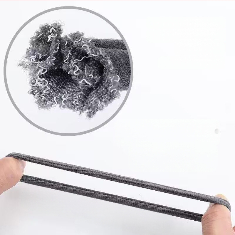 Elastična gumica za visoku repu — bezšivna, visoke elastičnosti, poliestersko vlakno, marka Unique Item, proljeće 2025, stil crtani, svježe i slatko