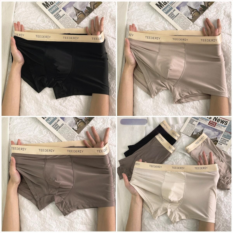 Vīriešu bezšuvju elpojošās bikses - ledus zīda viskozes audums, vidējā josta, kokvilnas oderes 91–95%, vasara