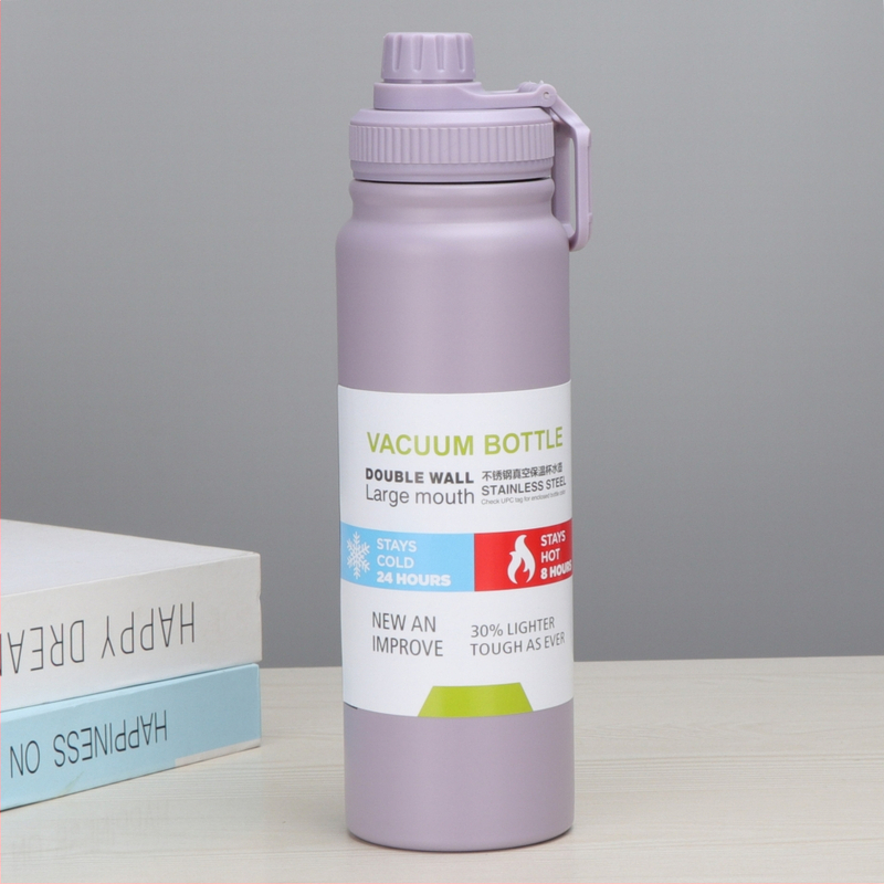 Izolēta termos krūze no 304 nerūsējošā tērauda – divslāņa, saglabā siltumu 12–24 stundas, pārnēsājams ārējais ūdens pudele auto, riteņbraukšana un pārgājieni, lāzera gravēšana pieejama