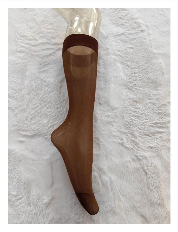 Мъжки чорапи до средно под коляното, нейлонови, едноцветни, тънък плат, 95–100% нейлон