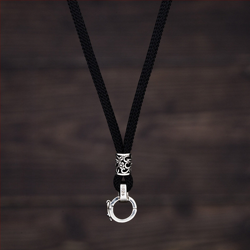 Unisex karoliai su pakabuku ir sagtimi Passepartout virviniu grandine