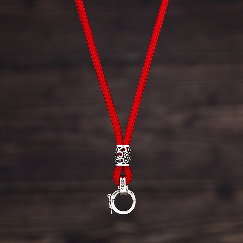 Unisex karoliai su pakabuku ir sagtimi Passepartout virviniu grandine