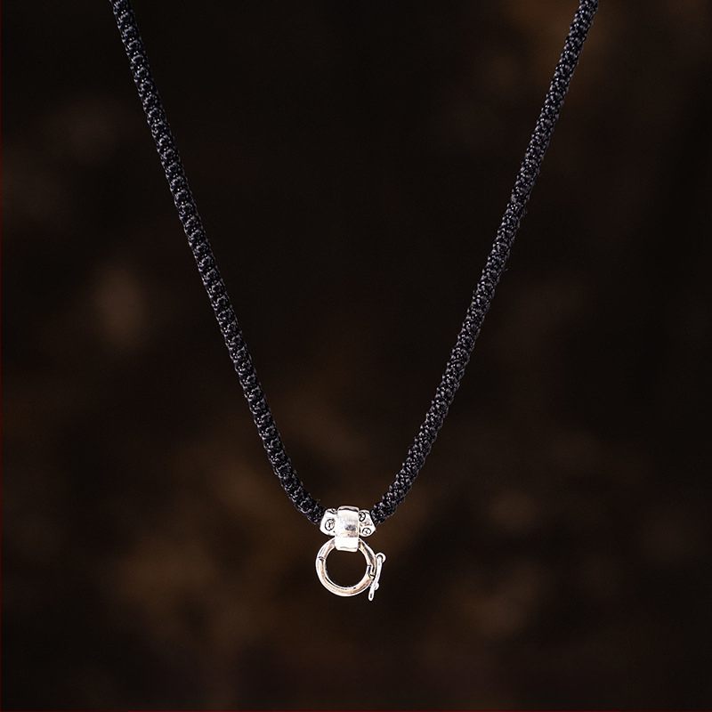 Unisex karoliai su pakabuku ir sagtimi Passepartout virviniu grandine