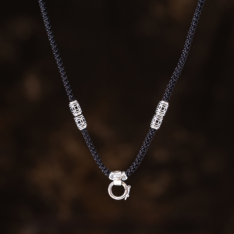 Unisex karoliai su pakabuku ir sagtimi Passepartout virviniu grandine