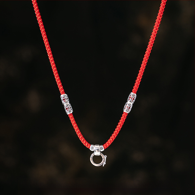 Unisex karoliai su pakabuku ir sagtimi Passepartout virviniu grandine