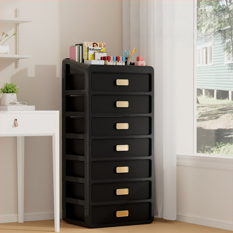 Plastična kutija za kozmetiku s ladicom ispod stola, japanskog stila organizator njege kože, velik kapacitet