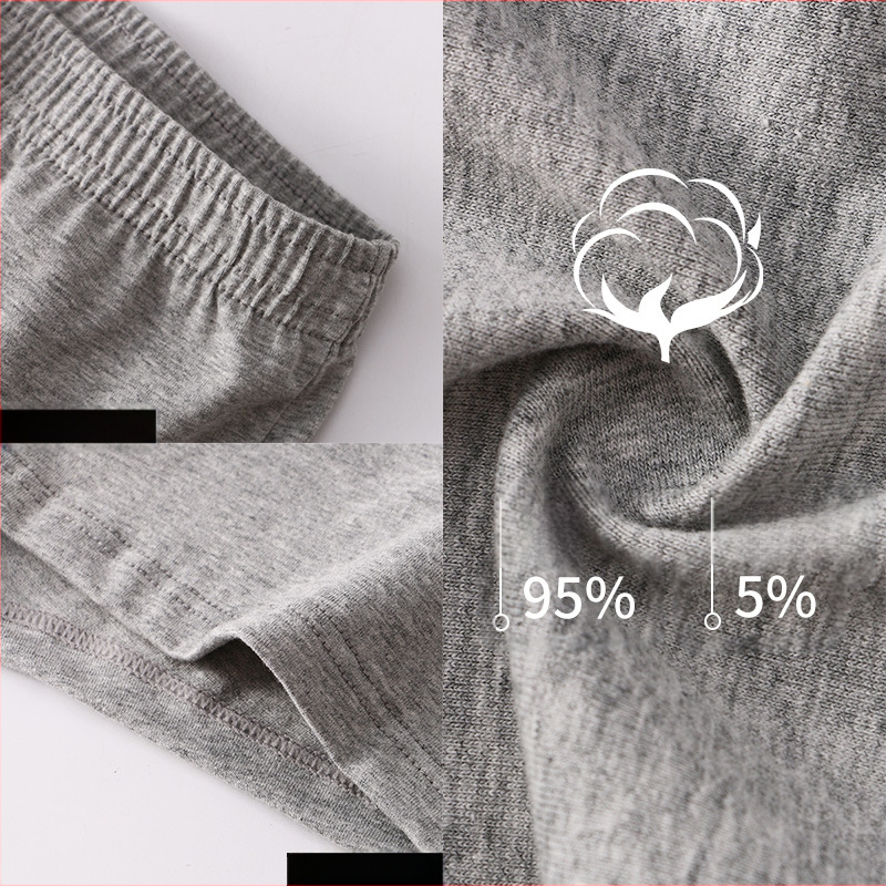 Мъжки памучни боксерки, свободен модел, средна талия, едноцветни – 95–100% памук, подплата чатала памук