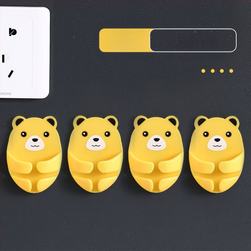 Cuier multifuncțional pentru priză cu bandă adezivă, organizator de cabluri pentru bucătărie, montaj fără găuri