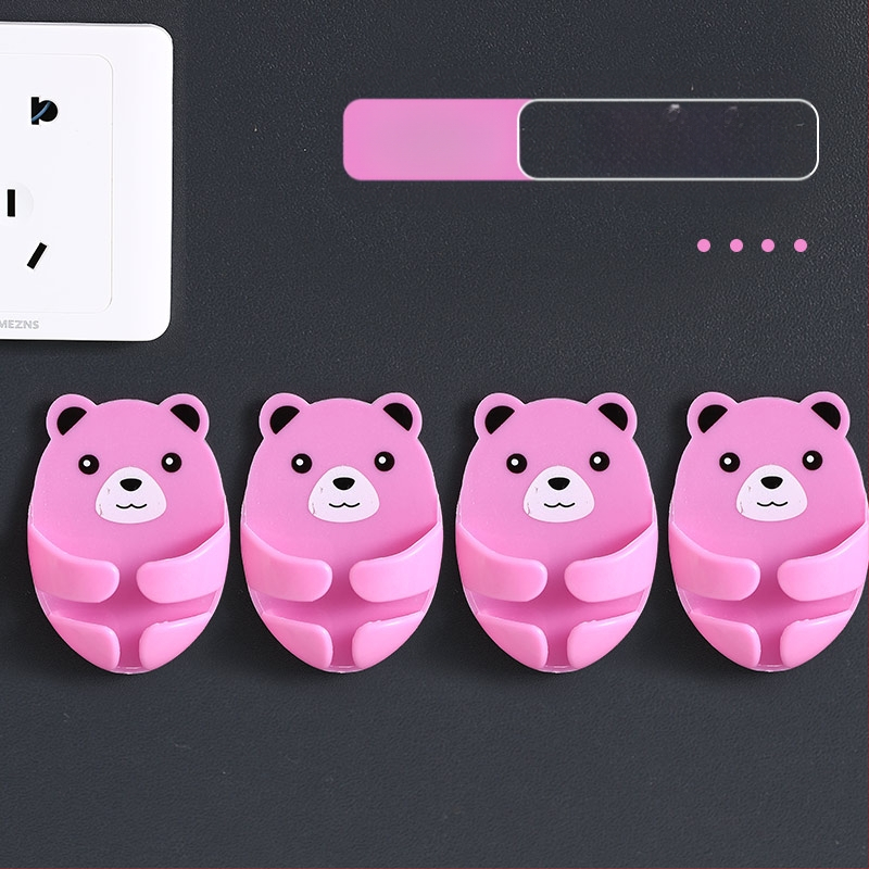 Cuier multifuncțional pentru priză cu bandă adezivă, organizator de cabluri pentru bucătărie, montaj fără găuri