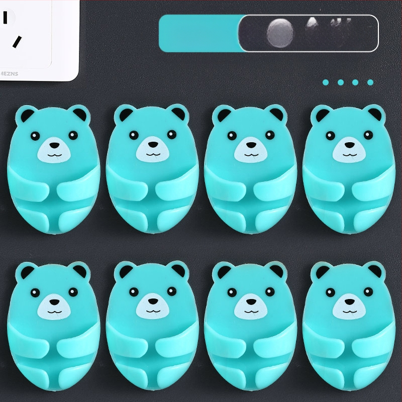 Cuier multifuncțional pentru priză cu bandă adezivă, organizator de cabluri pentru bucătărie, montaj fără găuri