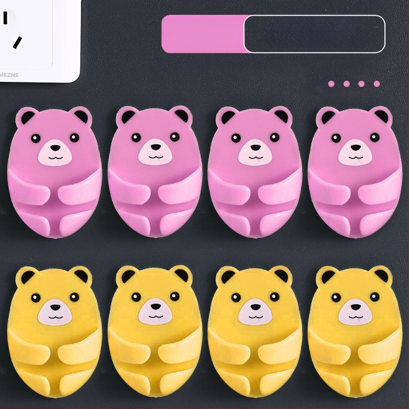 Cuier multifuncțional pentru priză cu bandă adezivă, organizator de cabluri pentru bucătărie, montaj fără găuri