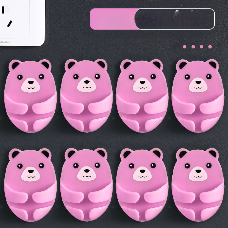 Cuier multifuncțional pentru priză cu bandă adezivă, organizator de cabluri pentru bucătărie, montaj fără găuri