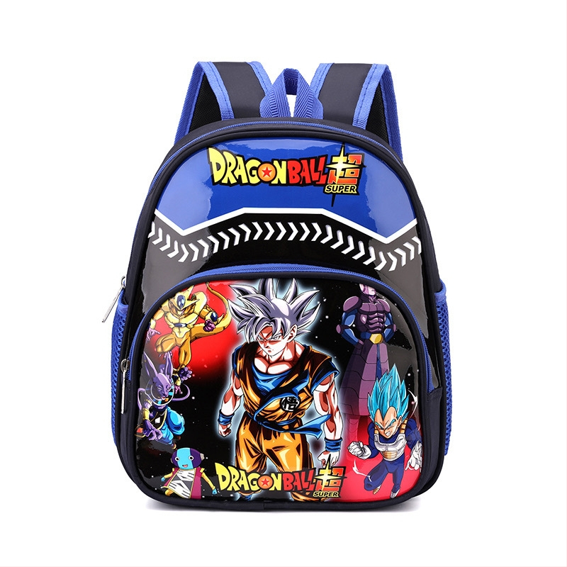 Детска раница за училище с анимиран карикатурен принт, Oxford плат, дишаща и ултра лека, полиестерна подплата, извита презрамка