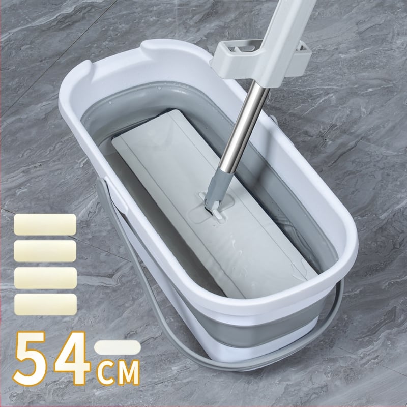 Сгъваема правоъгълна кофа за моп, пластмасова, марка Other, не е внесена, друго време на пускане на пазара