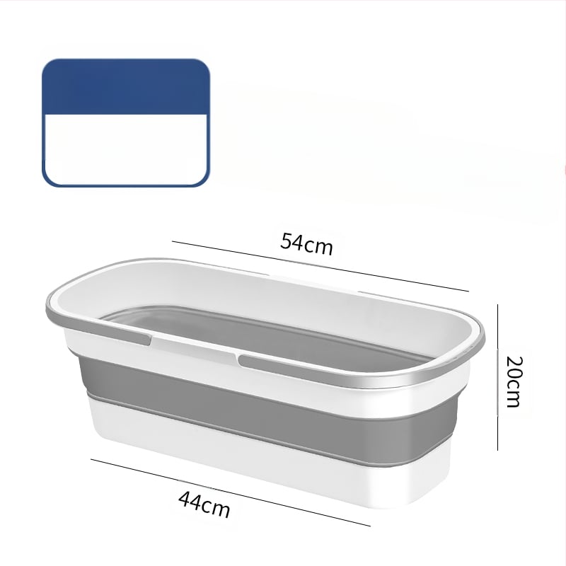 Сгъваема правоъгълна кофа за моп, пластмасова, марка Other, не е внесена, друго време на пускане на пазара