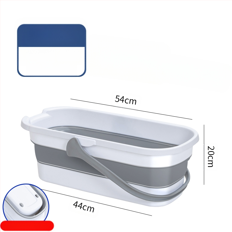 Сгъваема правоъгълна кофа за моп, пластмасова, марка Other, не е внесена, друго време на пускане на пазара