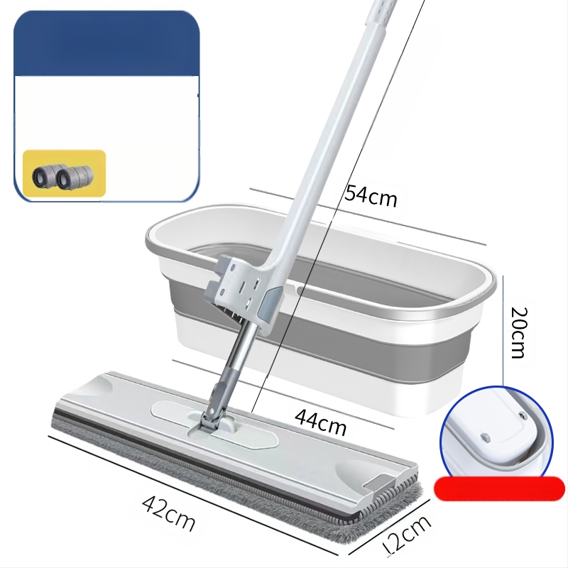 Сгъваема правоъгълна кофа за моп, пластмасова, марка Other, не е внесена, друго време на пускане на пазара