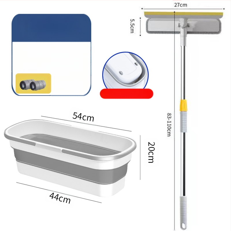 Сгъваема правоъгълна кофа за моп, пластмасова, марка Other, не е внесена, друго време на пускане на пазара