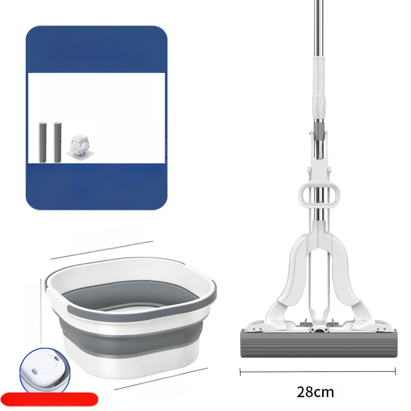 Сгъваема правоъгълна кофа за моп, пластмасова, марка Other, не е внесена, друго време на пускане на пазара