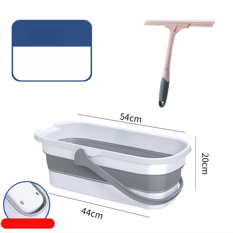 Сгъваема правоъгълна кофа за моп, пластмасова, марка Other, не е внесена, друго време на пускане на пазара