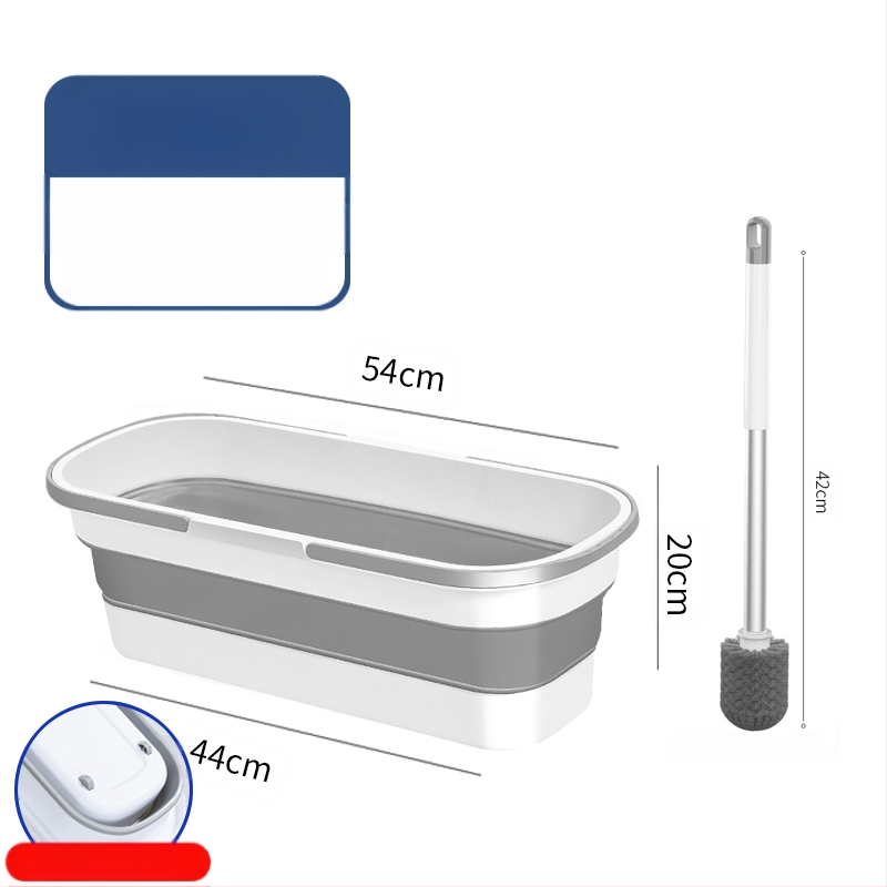 Сгъваема правоъгълна кофа за моп, пластмасова, марка Other, не е внесена, друго време на пускане на пазара