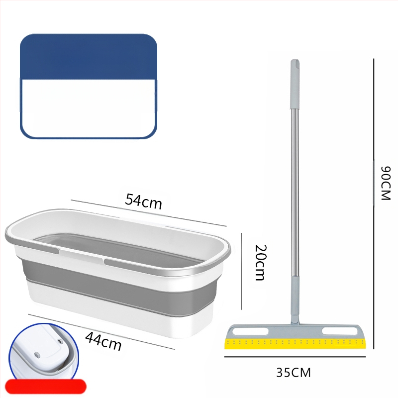 Сгъваема правоъгълна кофа за моп, пластмасова, марка Other, не е внесена, друго време на пускане на пазара