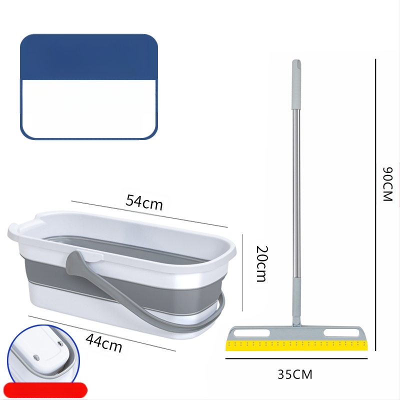Сгъваема правоъгълна кофа за моп, пластмасова, марка Other, не е внесена, друго време на пускане на пазара