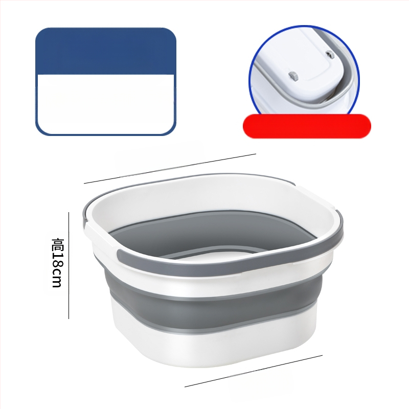 Сгъваема правоъгълна кофа за моп, пластмасова, марка Other, не е внесена, друго време на пускане на пазара