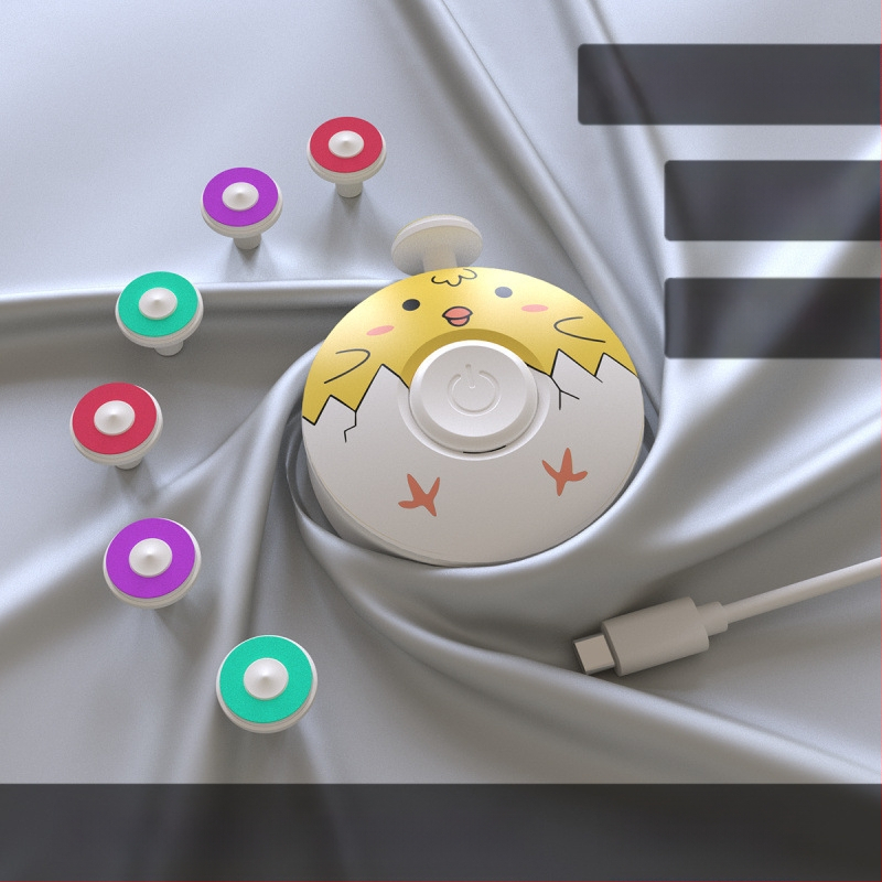 Ηλεκτρικό εργαλείο λιμάρισματος νυχιών για παιδιά 6+ ετών, ασφαλές για μωρά, πλαστικό σώμα