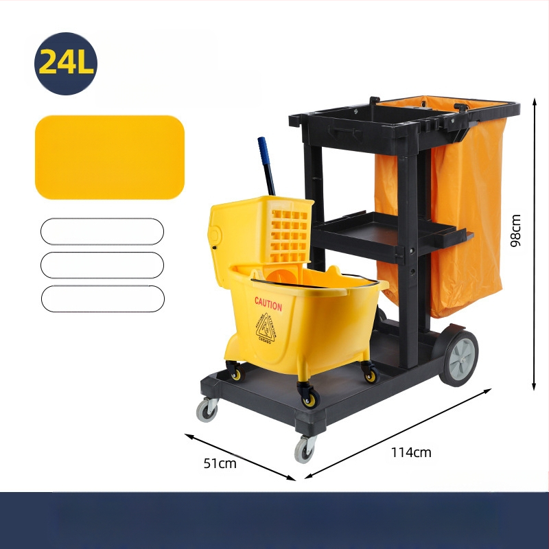 Кофа за моп с въртящ се изцеждащ механизъм; памучна нишка за моп; пластмасова пръчка за моп; изцеждане 80–90%; товароподемност под 10 кг