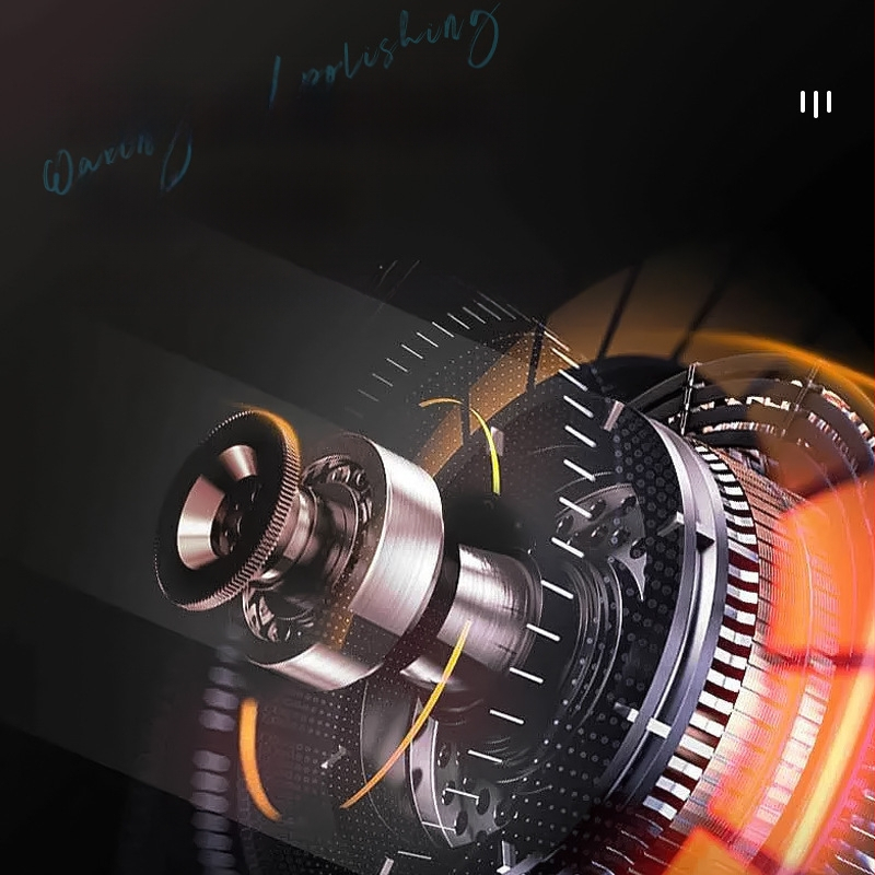 Портативен полиращ и восъчен апарат за автомобилно детайлиране, с 12V литиева батерия, вертикална работа, 2800–5000 об./мин, включва плоски и вълнообразни дискове, вълнен диск и шкурка