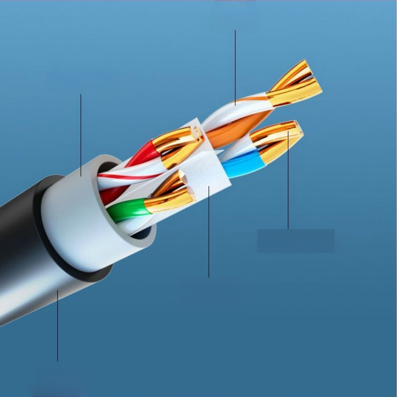 Vanjski Cat6e Ethernet kabel – nezaštićen, vodootporan, 1000 Mbps, 1,24 Gbps, -20 do 80 °C