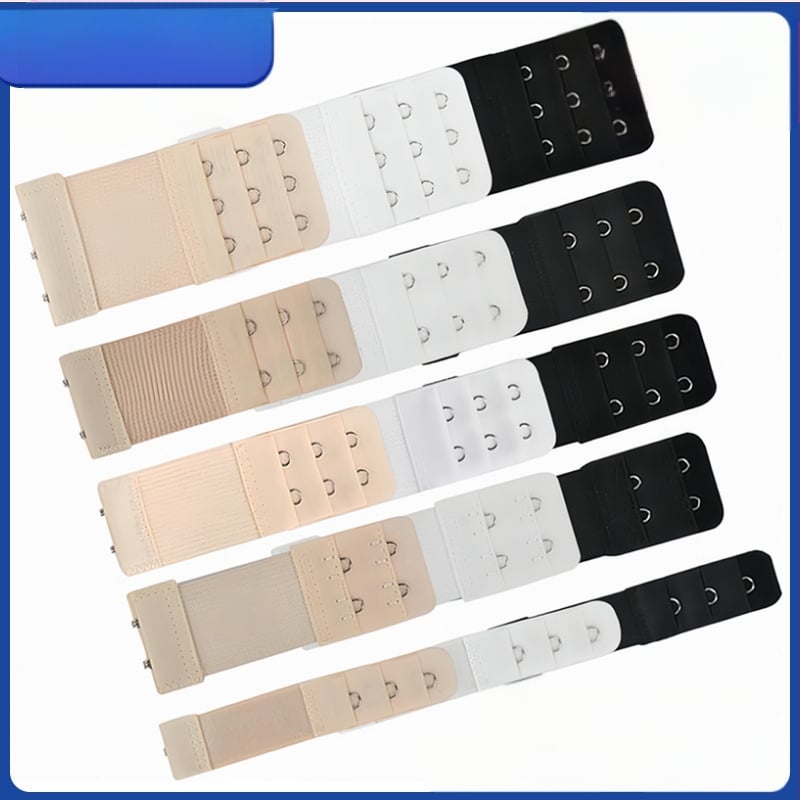 Branting комплект закопчалки за сутиен – полиестер, еластичен удължител за закопчаване, метална декорация, произход Шантоу