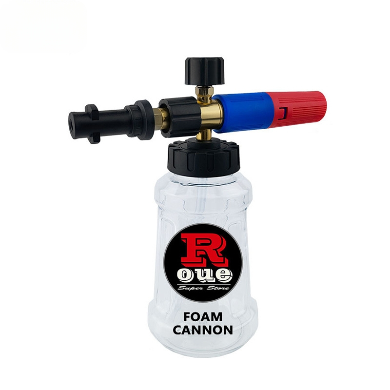 Пистолет за измиване на автомобили с пяна и високо налягане, 5000 PSI, глава на пистолета мед и алуминий, дръжка мед и алуминий, подходящ за измиване на автомобили