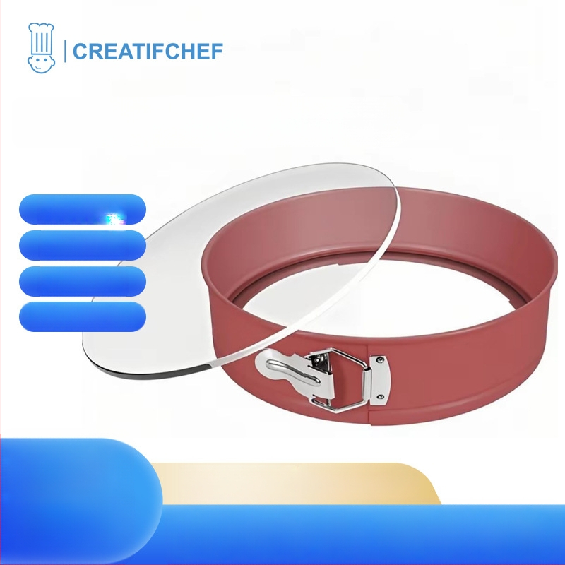 Juustukookide vorm klaaspõhjaga, springsvorm, süsinikterasest, universaalne, välja antud 2024