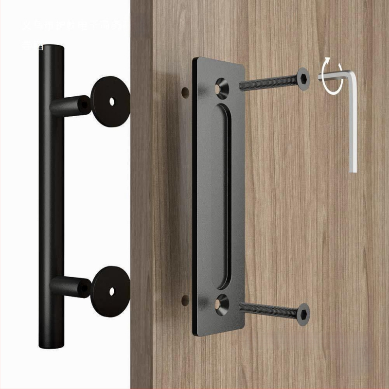 Kakskülgne karjakorrauste uksekäepide – liugdurvade jaoks, avatud montaaž, sooniline käepide