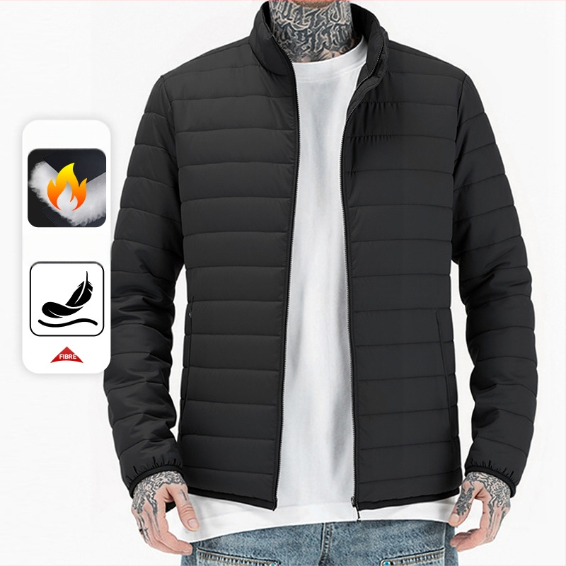 Puuvillane jakk täidisena imitatsioonsiid-puuvill; Chenille kangas Spandexiga; ultra-lühike pikkus; stand-up krae