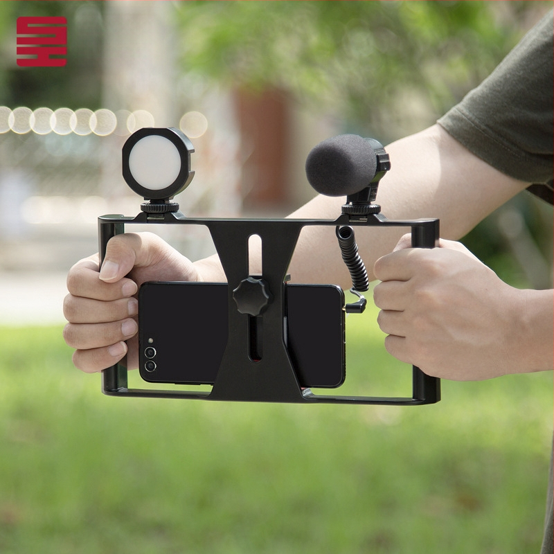 Stabilisaator mobiiltelefonile käsivarre hoidiku ja jälgimissüsteemiga (mudel 174) – kaasas hoidik