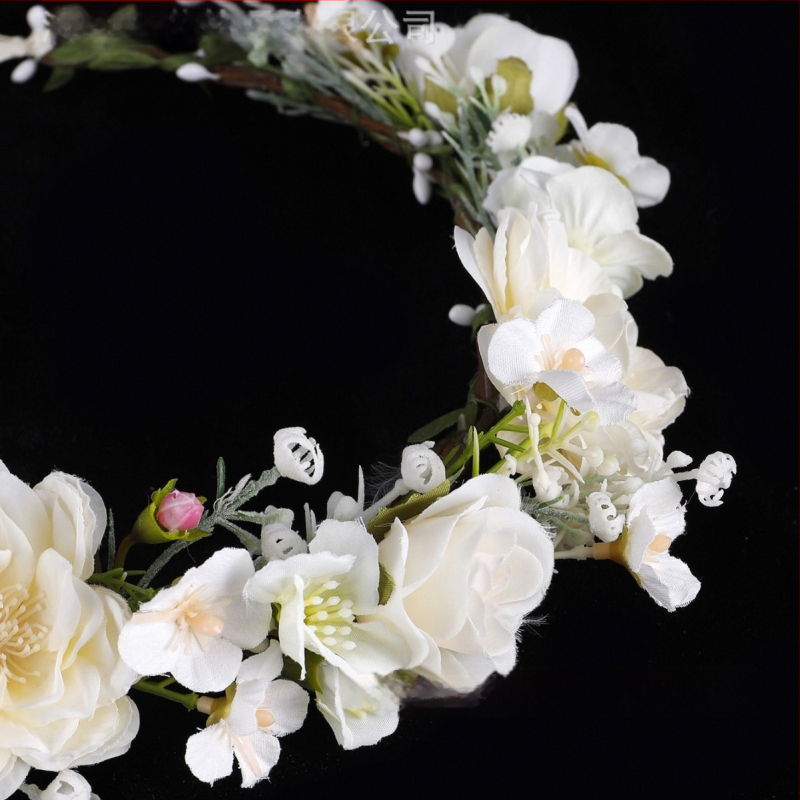 Laste lillekaar juuksepann - käsitsi kootud kangast aksessuaar, lille kuju, bränd Orchid Wreath