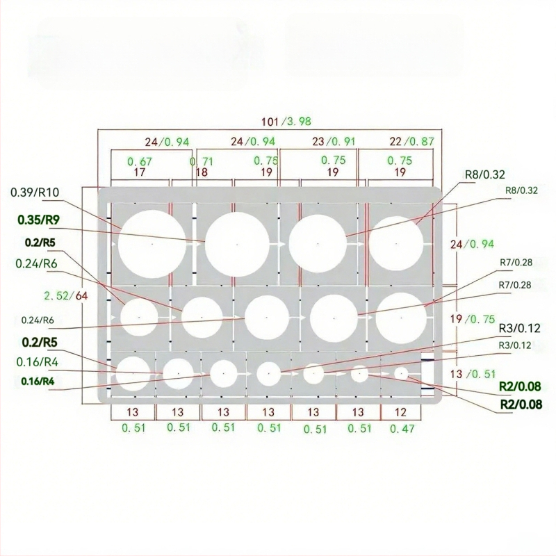 Tankimudeli värvimise tööriistad ümmarguse pritsimislaudaga, tootekood 3017A, ei imporditud.