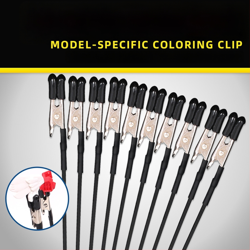 Gundam-mudeli värvimise ja kuivamise klips aerograafi tööriistaga, anti-pain krokodilli klips, metall/plastikust korpus, 63 g