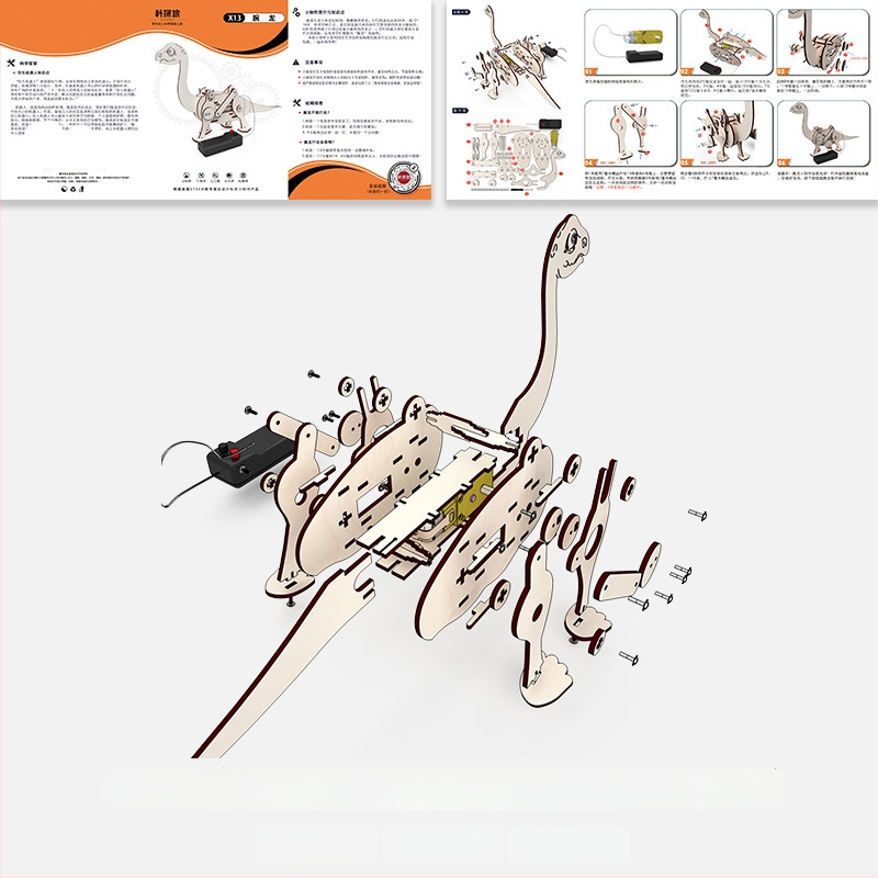 Puidust teaduse ja tehnoloogia DIY komplekt — elektriline, mitmefunktsiooniline, 7–14-aastastele