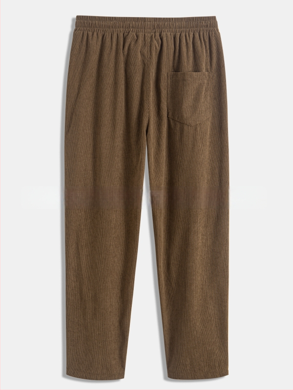 Meeste igapäevased pikad püksid - sirge lõige, keskmine vöökoht, polüester, hingav, kevad 2025