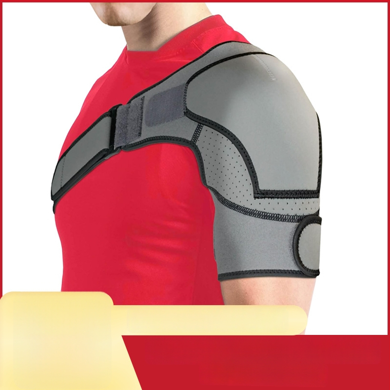 Õla kaitse reguleeritava surve süsteemiga ja ühe õla rihmaga, polüesterkiud, täiskasvanutele – korvpall