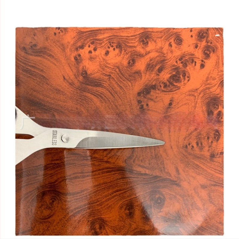 Cheshjong 9738 PVC auto sisekujunduse värvi muutmise kile, läikiva puidustruktuuriga, keskkonsooli ja uste dekoratsioonide jaoks – vastupidav temperatuuridele ja kriimustustele