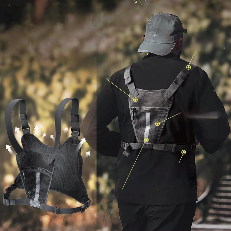 Väljasõiduks rindkere kott — taktiline kamuflaažkott jooksu ja välispordiks, polüester, JL-Y59, Reize, unisex