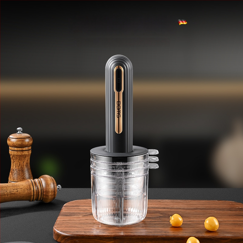 Elektriline mini köögimasin küüslaugu pastaks ja köögiviljadele, Maht <1L, 3 kiirust, ≤36V, 3 terad