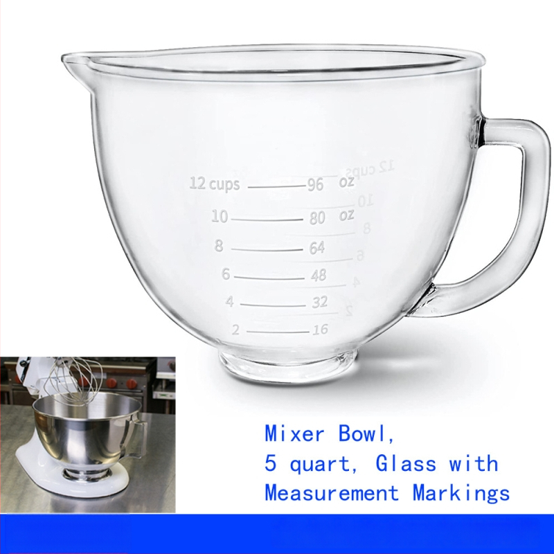 Klaasist segamiskauss mõõtmiskaaluga KitchenAid segamismasinale HM-K40