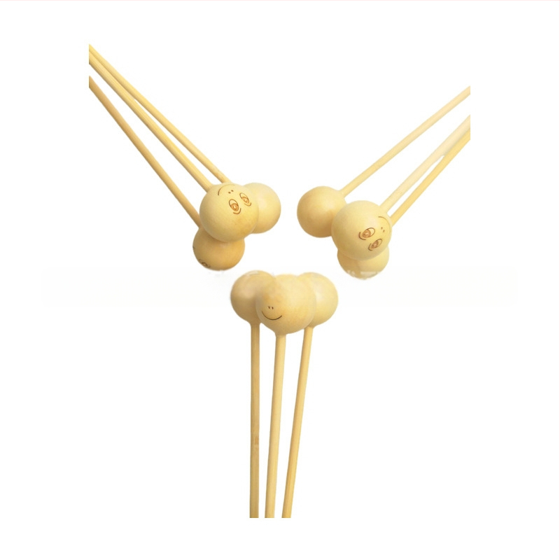 Puidust massaažhaamer jalgade jaoks – mehhaaniline juhtimine, toiteallikas pole vajalik, 3 ümmargust massaažipead, CVT ülekanne, 2022 väljalase